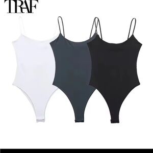 Women’s Bodysuit - White and Black